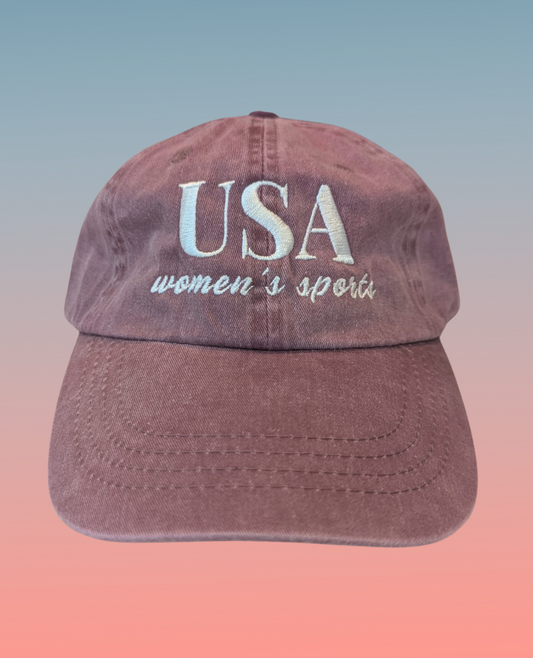 USA Women's Sports Baseball Cap (Adult)