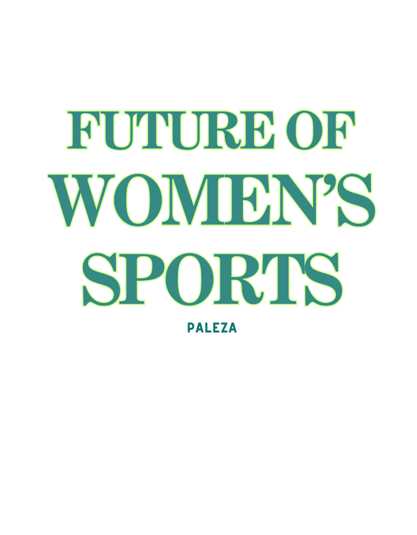 Future of Women's Sports Tee (Youth)