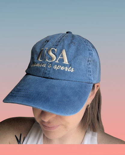 USA Women's Sports Baseball Cap (Adult)